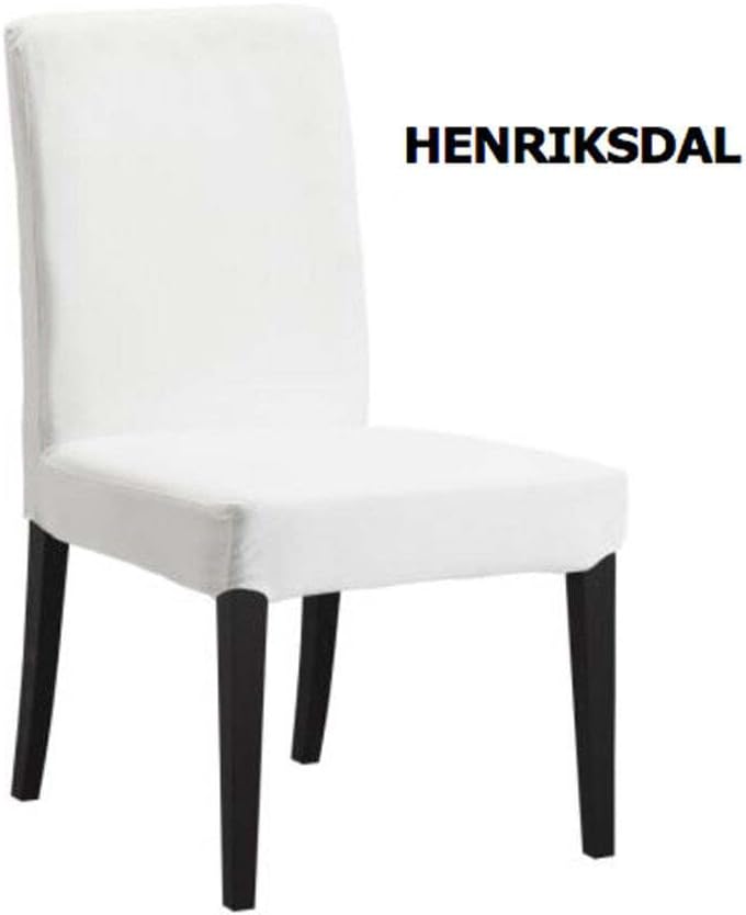 Rockin Cushions IKEA Henriksdal Dining Regular Rockin Cushions 100% Cotton Buffalo Check Beige Slipcover, Compatible with IKEA Henriksdal Dining Chair | Set of 2